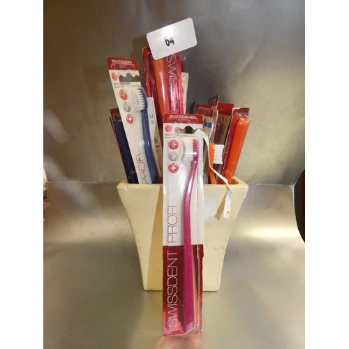 19 - QTY OF SWISSDENT PROFI TOOTH BRUSHES