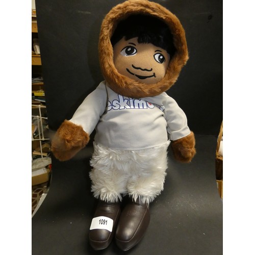 58 - Oil Promo Eskimo Plush Soft Toy