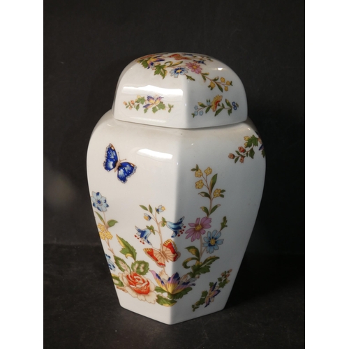 211 - AYNSLEY COTTAGE GARDEN PORCELAIN GINGER JAR