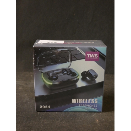 222 - TWS WIRELESS EARPHONES