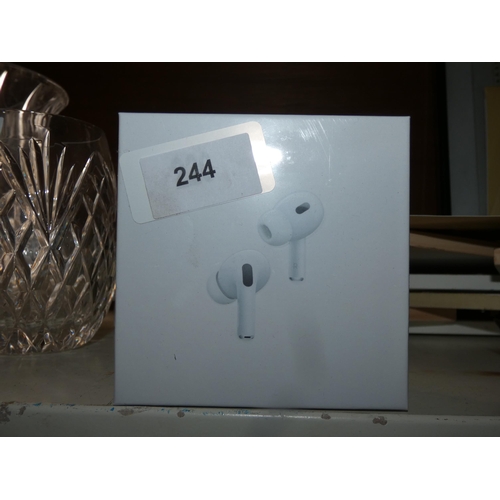 244 - BOXED PAIR OF EARPHONES