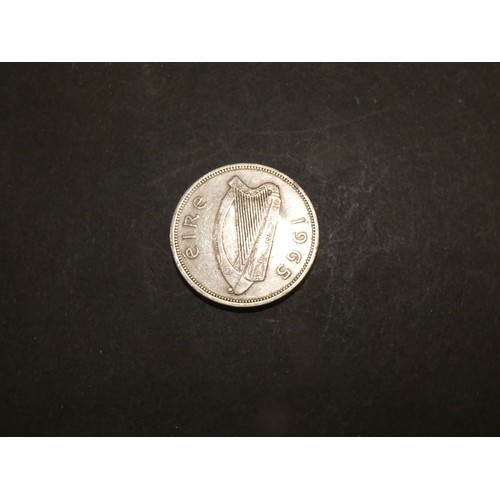 65 - Vintage rare Ireland 2 shillings (florin) coin , 1965