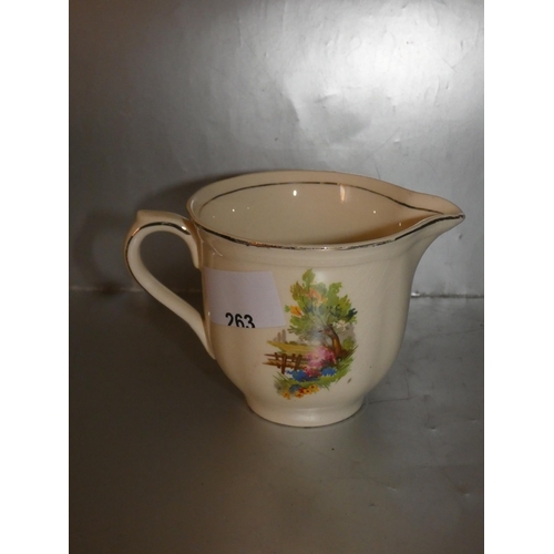 263 - ALFRED MEAKIN PORCELAIN CREAMER