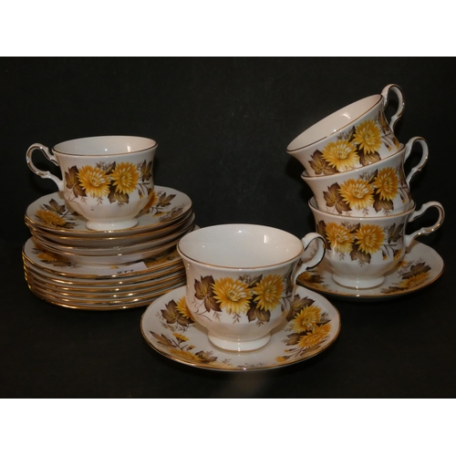 277 - QUEEN ANNE LYRIC PART TEA SET