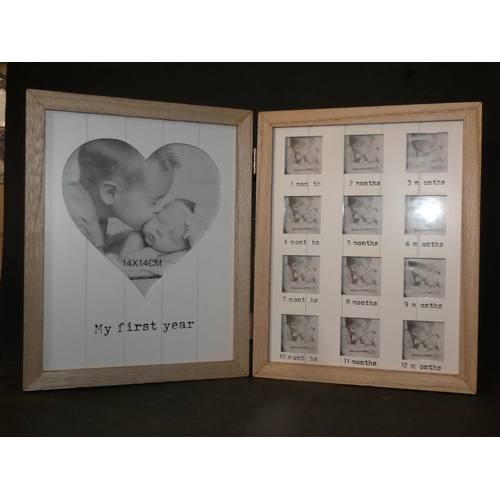 299 - 'MY FIRST YEAR' MULTI APERTURE PHOTO FRAME