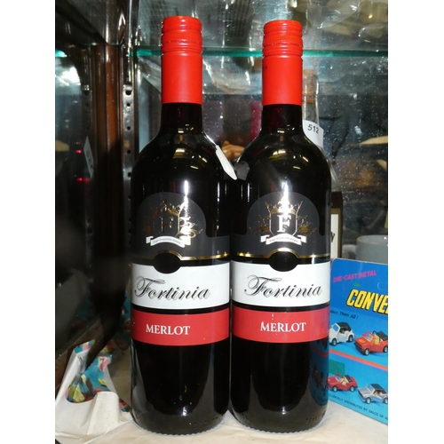 510 - 2 BOTTLES OF FORTINIA MERLOT WINE