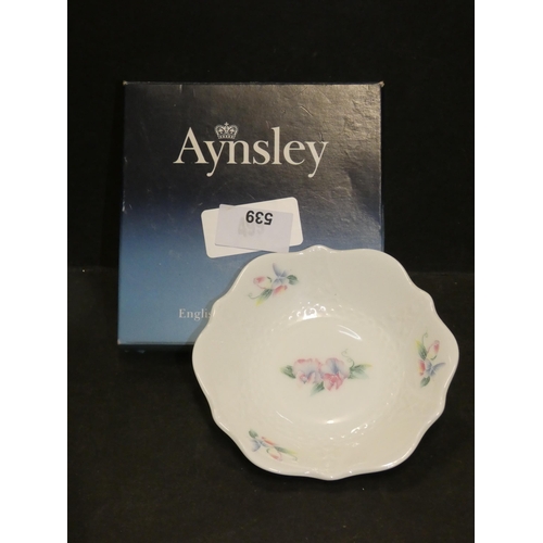 539 - BOXED AYNSLEY LITTLE SWEETHEART BOWL