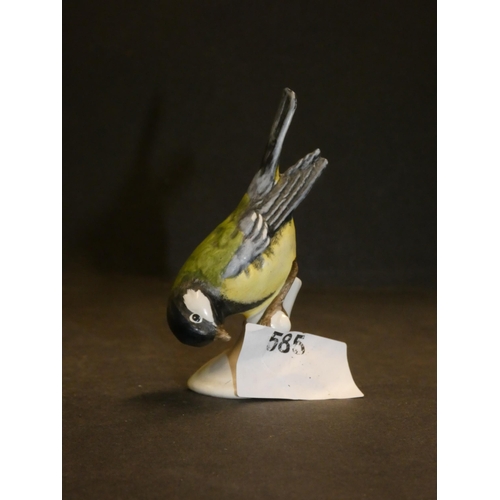 585 - GOEBEL BLUE TIT FIGURINE