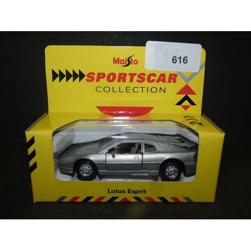 616 - MAISTO LOTUS ESPRIT DIE CAST MODEL