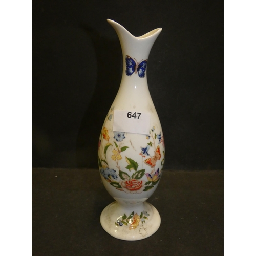 647 - AYNSLEY COTTAGE GARDEN VASE