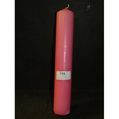 715 - RED PILLAR CANDLE