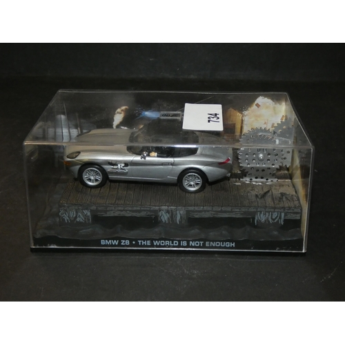 734 - BMW Z8 - JAMES BOND DIE CAST MODEL