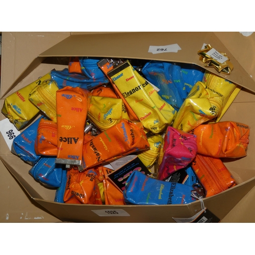 762 - LOT OF COLOURED COIN PURSES