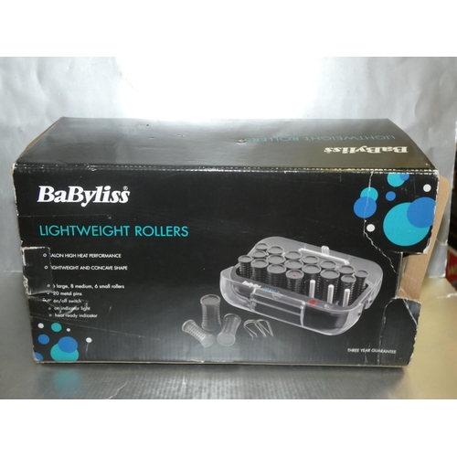 768 - BABYLISS LIGHTWEIGHT ROLLERS SET BOXED