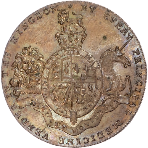 1074 - London – Cheapside, John Ching (medicine seller) Halfpenny undated, his bust left with double legend... 