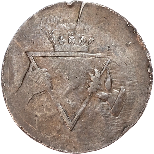 1082 - London – Bucklersbury, Thomas & Robert Davidson unfinished mule Halfpenny 1795, Lady Godiva on horse... 