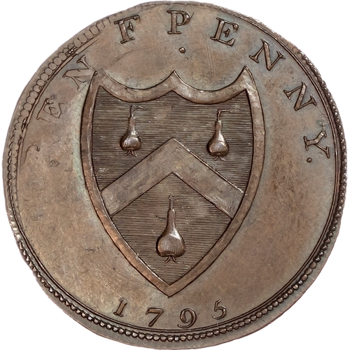 1145 - London - Soho, Robert Orchard (grocer & tea-dealer) Halfpenny 1795, his draped bust left, rev.
Orcha... 