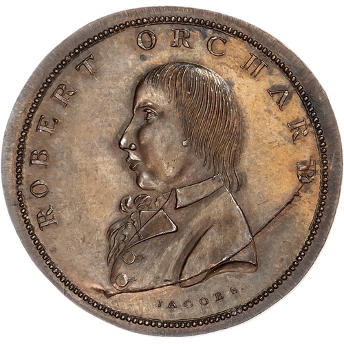 1145 - London - Soho, Robert Orchard (grocer & tea-dealer) Halfpenny 1795, his draped bust left, rev.
Orcha... 