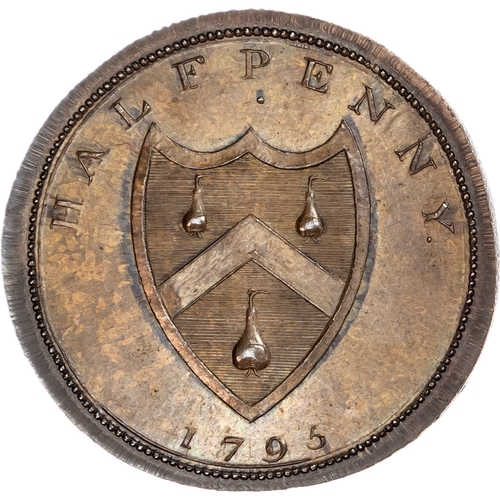 1145 - London - Soho, Robert Orchard (grocer & tea-dealer) Halfpenny 1795, his draped bust left, rev.
Orcha... 