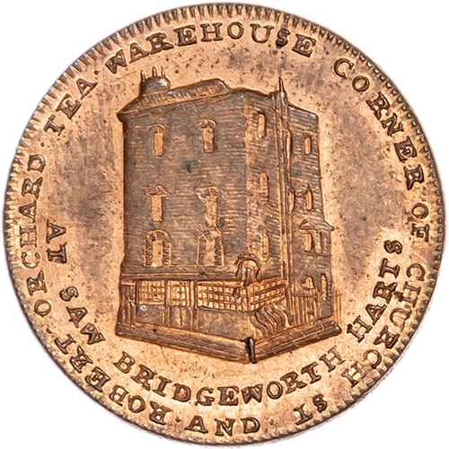 1156 - London - Soho, Robert Orchard Farthing undated, View of the Islington Church Street building, rev.
8... 