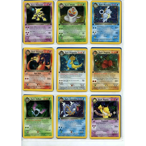 Pokemon TCG - Team Rocket 1st Ed - Complete Set 82/82 - This