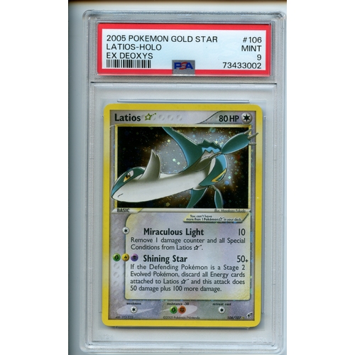 ポケモンカードゲーム Latios EX gold star DEOXYS psa3 vg ポケモンカードゲーム Latios EX gold star DEOXYS psa3 vg Pokemon