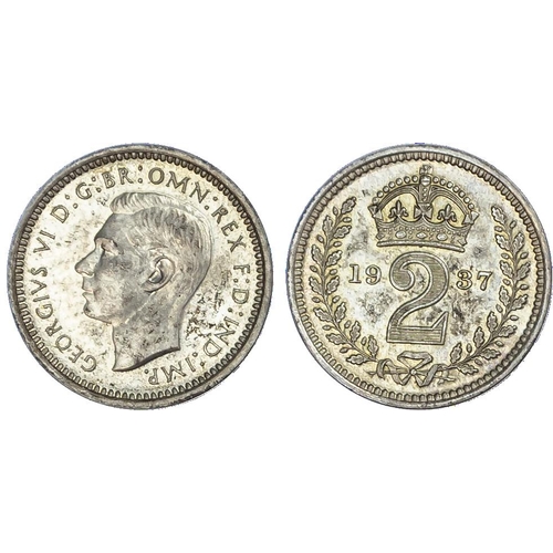 536 - George VI (1936-1952), Coronation Specimen Set (15), 1937, comprising Crown to Farthing, including M... 