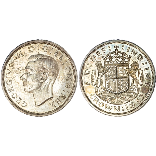 536 - George VI (1936-1952), Coronation Specimen Set (15), 1937, comprising Crown to Farthing, including M... 