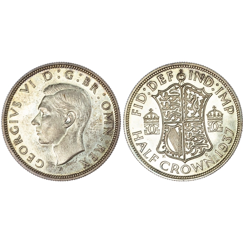 536 - George VI (1936-1952), Coronation Specimen Set (15), 1937, comprising Crown to Farthing, including M... 