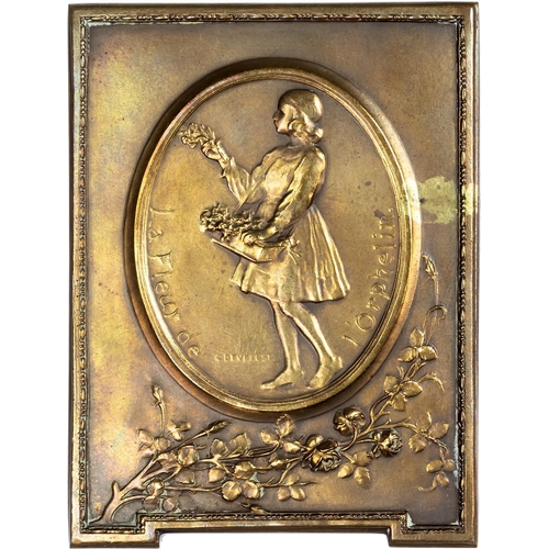 856 - France and Belgium, Lot of 20th Century Bronze Plaques (14). Mostly Extremely Fine.École Boulle (Par... 