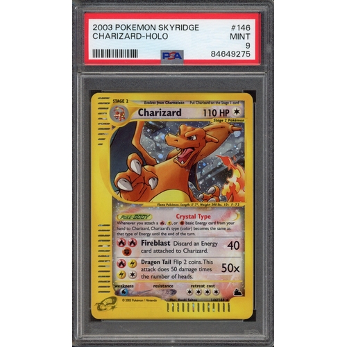 Pokémon TCG - PSA 9 'Crystal' Charizard - Holo #146 - Skyridge