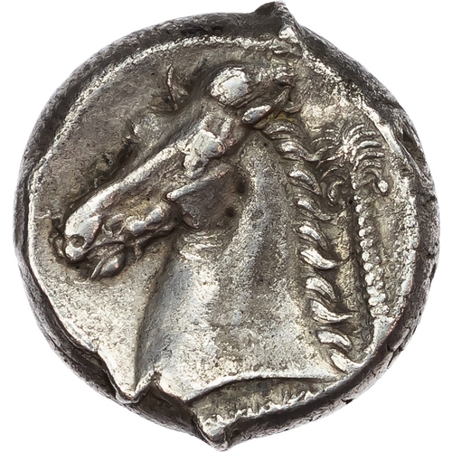 22 - Sicily, Siculo-Punic, Entella (c. 300-289 BC) AR Tetradrachm, 16.81g.