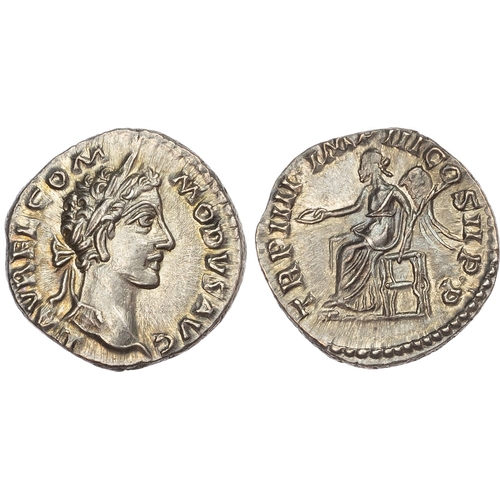 301 - Commodus (AD 177-192) AR Denarius, Rome, AD 179, 3.22g.