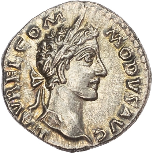 301 - Commodus (AD 177-192) AR Denarius, Rome, AD 179, 3.22g.