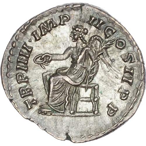 302 - Commodus (AD 177-192) AR Denarius, Rome, AD 179, 3.52g.
