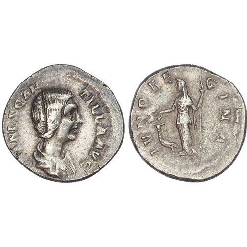 313 - Manlia Scantilla (Wife of Didius Julianus) AR Denarius, Rome, AD 192, 3.16g.