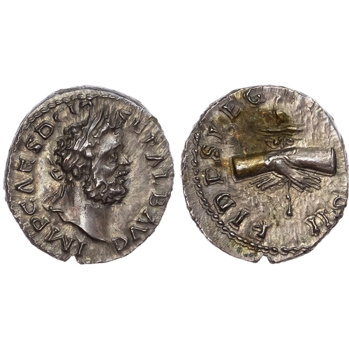 318 - Clodius Albinus (as Augustus) AR Denarius, Lugdunum, AD 195-197, 3.45g.