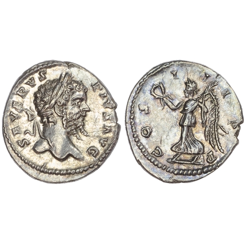 325 - Septimius Severus (AD 193-211) AR Denarius, Rome, 3.13g.