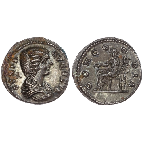 333 - Julia Domna (Wife of Septimius Severus) AR Denarius, Laodicea, AD 198-202, 3.17g.
