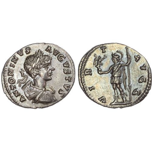 335 - Caracalla (AD 198-217) AR Denarius, Rome, AD 201-206, 2.91g.
