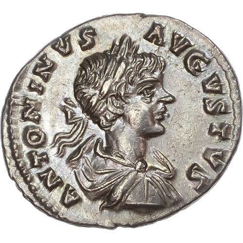 335 - Caracalla (AD 198-217) AR Denarius, Rome, AD 201-206, 2.91g.