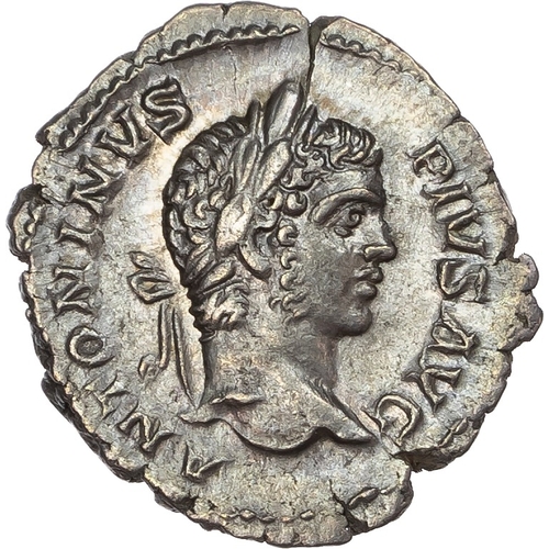 336 - Caracalla (AD 198-217) AR Denarius, Rome, AD 208, 3.36g.