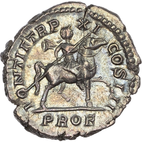 336 - Caracalla (AD 198-217) AR Denarius, Rome, AD 208, 3.36g.