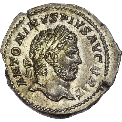 339 - Caracalla (AD 198-217) AR Denarius, Rome, AD 201-213, 3.06g.