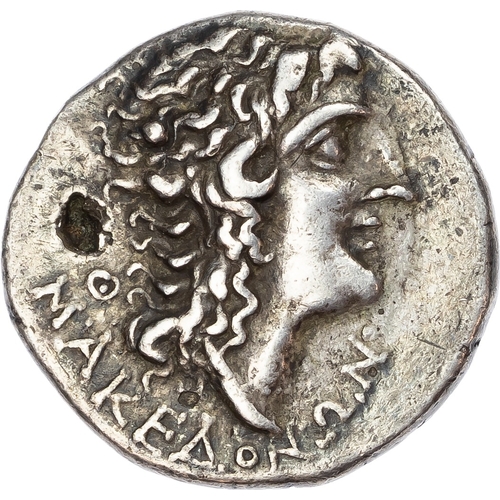 34 - Macedon, Roman Rule (c. 95-65 BC) AR Tetradrachm, Aesillas, quaestor, 16.39g.