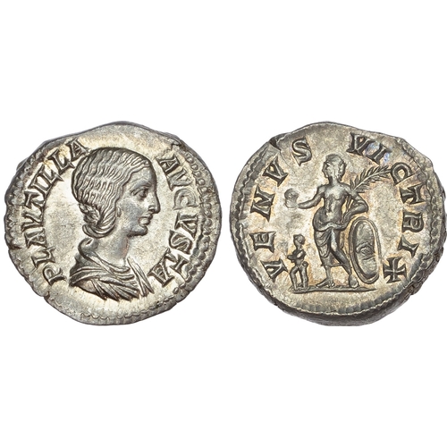 344 - Plautilla (AD 202-205) AR Denarius, Rome, AD 204, 3.23g.