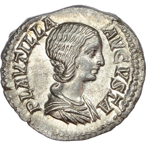 344 - Plautilla (AD 202-205) AR Denarius, Rome, AD 204, 3.23g.