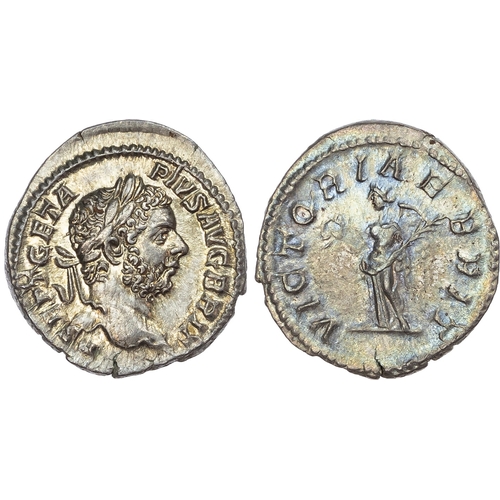 349 - Geta (AD 209-211) AR Denarius, Rome, AD 210-211, 3.39g.