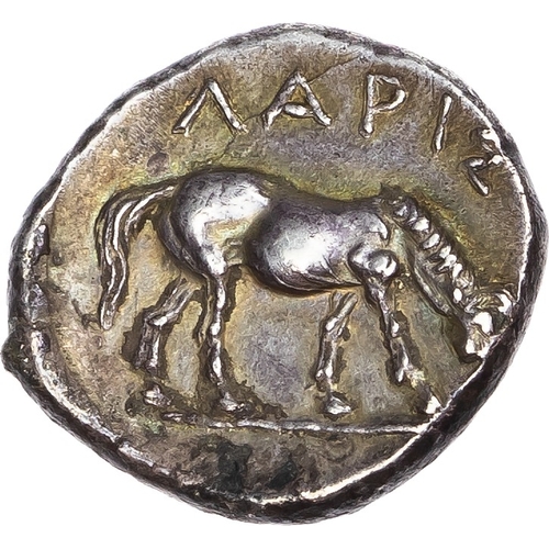 35 - Thessaly, Larissa (c. 400-370 BC) AR Drachm, 6.03g.