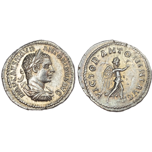 356 - Elagabalus (AD 218-222) AR Denarius, Rome, AD 219, 3.63g.